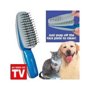 Ионизирующая щётка для животных Pet Groom Pro, щётка для чистки животных в телемагазине на диване,топ шоп Нового Уренгоя