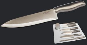 Набор из 6 кухонных ножей Криоген ― Телемагазин Новый Уренгой