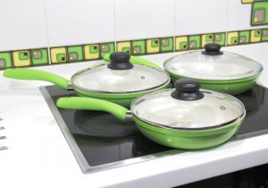 Керама набор из 3-х сковородок купить в телемагазине Нового Уренгоя